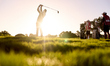 Jeff Winther of Denmark tees off on the 11th hole on day one of the Estrella Damm N.A. And...