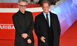 Gilles Bourdos and Vincent Lindon attend the ''LE CHOIX DE JOSEPH CROSS'' red carpet durin...