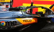 Lando Norris prepares for a sprint race at Circuit of the Americas in Austin, Texas, on Oc...