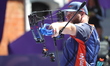 Mike Schloesser of the Netherlands competes against James Lutz of the United States (not i...