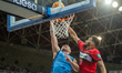 Rafa Luz of Mora Banc Andorra and Amine Noua of Coviran Granada compete for the ball durin...