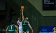 Reggie Lynch participates in a match of the FIBA Basketball Champions League between WKS S...