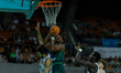 Kenan Blackshear participates in a match of the FIBA Basketball Champions League between W...