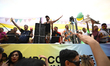 Revelers take part in the 33rd LGBT Pride Parade in Buenos Aires, Argentina, on November 2...