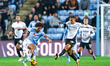 Kayden Jackson of Derby County races to intercept Milan van Ewijk of Coventry during the S...