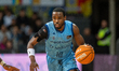 Players are in action during the Liga Endesa 2024-2025 match between Morabanc Andorra and...