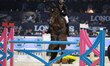 Piergiorgio Bucci rides Hantano during the CSI5*-W Longines FEI Jumping World Cup 2024 Gra...