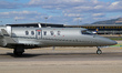 A Bombardier Learjet 40 from PHS Premier company is on the runway ready to take off from B...