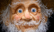 Detail of a chocolate figure is seen at the Cake and Candy Fare in Warsaw, Poland on 23 No...