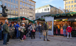 The annual Munich Christmas Market on Marienplatz at the New Town Hall opens at ten o'cloc...