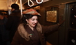 A cosplayer poses for a photo during Holiday Nostalgia Rides hosted by the New York Transi...