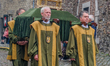 The annual Catholic City Procession takes place in Maastricht, Netherlands, on May 19, 202...
