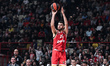 Alec Peters of Olympiacos Piraeus plays during the Euroleague, Round 16 match between Olym...