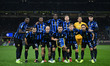 The lineup of Inter FC plays during the Italian Serie A football match between Inter FC an...