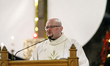 Parish rector David Omietsinski conducts the Christmas Mass at the Roman Catholic Church o...