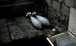 Mortar shells are arranged during a combat mission of the servicemen of Ukraine's Khyzhak...