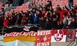 1. FC Kaiserslautern supporters applaud their team after the club friendly soccer match be...
