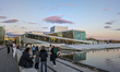 In Oslo, Norway, on May 9, 2024, people spend a sunny day at the Oslo Opera House, home of...