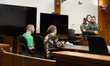 Ronnie Dean Stout II (left), the man accused of starting the Park Fire, waives his right t...