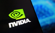An illustration photo shows the Nvidia logo displayed on a smartphone in Suqian, Jiangsu p...