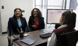 Mexico City's Secretary of Labor and Employment Promotion, Ines Gonzalez Nicolas, and Mexi...