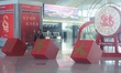 A passenger prepares to take a flight at the T4 terminal of Hangzhou Xiaoshan Internationa...