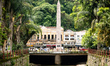 The obelisk dedicated to the construction of the Estrada Uniao e Industria (Unity and Indu...