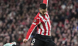Oihan Sancet attacking midfield of Athletic Club and Spain shooting to goal during the UEF...