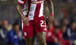 Rodinei Marcelo de Almeida of Olympiacos El Pireo is in action during the UEFA Europa Leag...