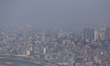 A thick layer of smog shrouds the atmosphere of Kathmandu, Nepal, on February 20, 2025, wi...