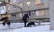 Residents of Liman hide in the basements of their houses from constant shelling by Russian...