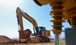 The builders sort out the construction site at the No.1 mixing station of the Lanzhou-Zhan...