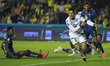 James Rodriguez #10 of Leon FC celebrates after scoring a goal against America during the...