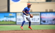 New York Mets shortstop Francisco Lindor #12 sets up in the field during the third inning...