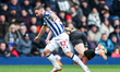 Adam Armstrong of WBA is in attacking action during the Sky Bet Championship match between...