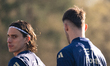 Italy player Riccardo Calafiori trains at BPER Training Centre in Appiano Gentile, Como, I...