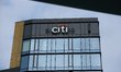 Citi bank signage is seen in Warsaw, Poland, on March 21, 2025. 