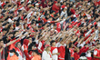 Independiente Santa Fe fans attend matchday 10 between Independiente Santa Fe and Millonar...