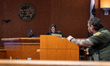 Butte County Superior Court Judge, Hon. Kristen A. Lucena, presides over the courtroom in...