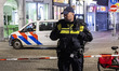 Police officers are in Dam Square in Amsterdam, the Netherlands, on March 27, 2025, after...
