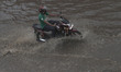 Heavy rain fall continuing in the eastern Indian state Orissa’s capital city Bhubaneswar o...