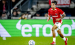 AZ Alkmaar midfielder Elijah Dijkstra plays during the match between AZ and RKC at the AFA...