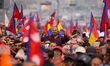 Pro-monarchists affiliated with the Rastriya Prajatantra Party (RPP) hold a demonstration...
