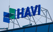 HAVI logo on a building in Krakow, Poland on April 11th, 2025. 