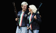 Beatrice Bebe Vio (fencer) and Stefania Belmondo (former cross-country skier) attend the T...