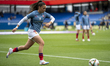 Alba Lopez of Sevilla warms up during the match corresponding to week 26 of the Liga F at...