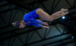 Sabrina Maneca-Voinea of Romania competes in the women's Balance Beam Final of the 17th FI...