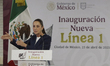 Claudia Sheinbaum, President of Mexico, attends the reopening of the modernization works o...