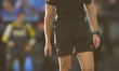 Referee Javier Alberola Rojas looks on during the La Liga EA Sports match between RC Celta...