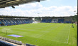 A general view inside the stadium during the Sky Bet League 2 match between Colchester Uni...